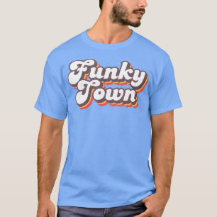 Funky Town Roller Disco Outfit Retro 70er Kostüm T-Shirt