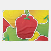 Funky Traffic light peppers Küchentuch (Horizontal)