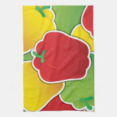 Funky Traffic light peppers Küchentuch (Vertikal)