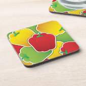 Funky Traffic light peppers Untersetzer (Linke Seite)