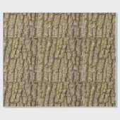 Funky Tree Bark Wrapping Paper Geschenkpapier (Flach)