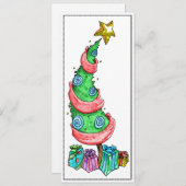 Funky Tree-Flachkarte Programm (Vorne/Hinten)