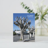 Funky Tree Los Angeles Postcard! Postkarte (Stehend Vorderseite)