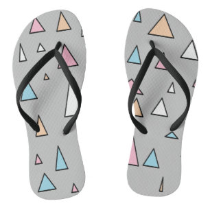 Funky Triangle Pastellfarben Flip Flops Badesandalen
