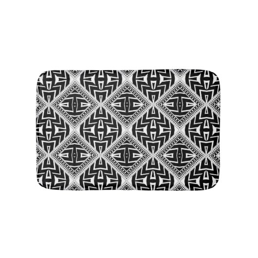 Funky Tribal Pattern Bath Mat Badematte (Vorderseite)