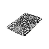 Funky Tribal Zickzack Pattern Bath Mat Badematte (Schrägansicht)
