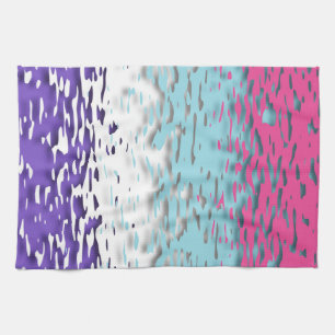 Funky Trippy Ripply Groovy Multisexuelle Pride-Fla Geschirrtuch