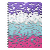 Funky Trippy Ripply Groovy Multisexuelle Pride-Fla Notizblock (Vorderseite)
