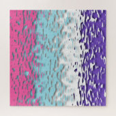 Funky Trippy Ripply Groovy Multisexuelle Pride-Fla Puzzle (Horizontal)