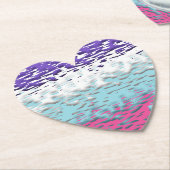 Funky Trippy Ripply Groovy Multisexuelle Pride-Fla Untersetzer (angewinkelt)