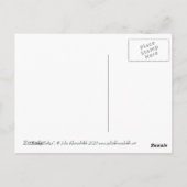 Funky Tulips Spring Flowers Blumenpastellfarben Postkarte (Rückseite)