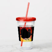 Funky Turkey Acryltrinkbecher (Rückseite)