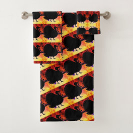 Funky Turkey Handtuch Badhandtuch Set