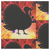 Funky Turkey Stoff (Nahaufnahme)