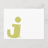 Funky UpBeat Moderne Monogram Wedding Einladung (Rückseite)