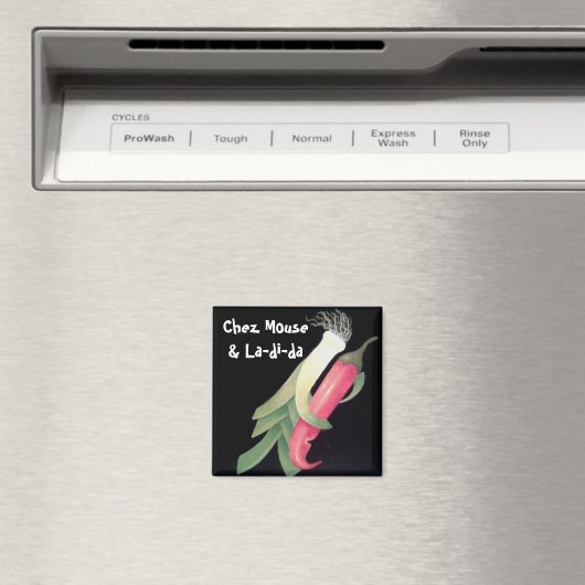 Funky Veggie Personalisiert Magnet (In Situ (Geschirrspüler))