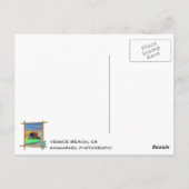 Funky Venice Beach Postcard! Postkarte (Rückseite)