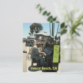 Funky Venice Beach Postcard! Postkarte (Stehend Vorderseite)