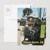 Funky Venice Beach Postcard! Postkarte (Vorne/Hinten)