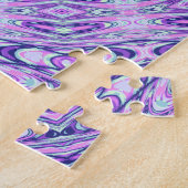 Funky Vibranful Colorful Trippy Boho Hippie Mandal Puzzle (Seite)