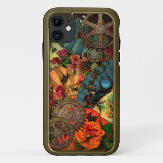 Funky Victorian Messing Case-Mate iPhone Hülle (Rückseite)