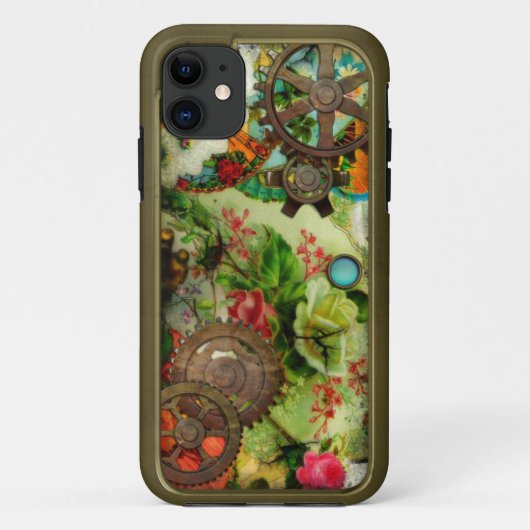 Funky viktorianischer Messing Case-Mate iPhone Hülle (Rückseite)