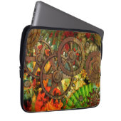 Funky viktorianisches Steampunk Laptopschutzhülle (Vorne Rechts)