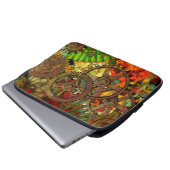 Funky viktorianisches Steampunk Laptopschutzhülle (Vorne Knopf)