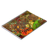 Funky viktorianisches Steampunk Notizbuch Notizblock (Linke Seite)