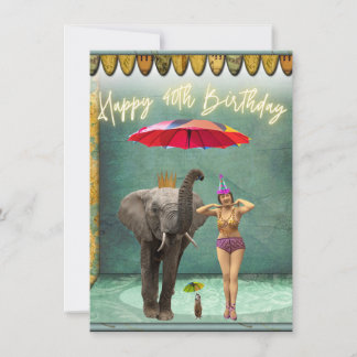 Funky Vintag Party Girl 40. Geburtstag