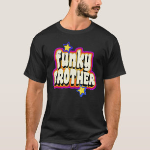 Funky Vintage Retro 70er Funky Bruder Disco Tänzer T-Shirt