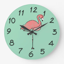 Funky Vintage Rosa Flamingo Blau