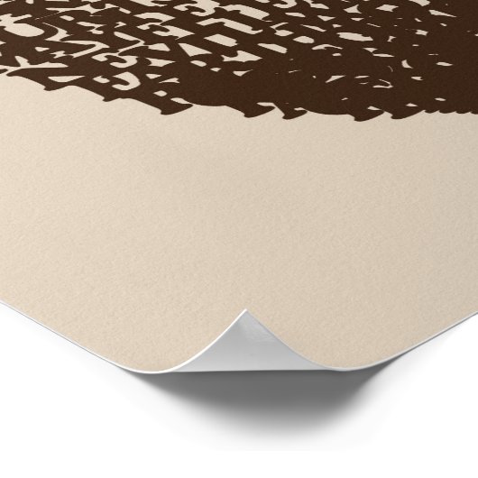 Funky Vinyl Poster (Ecke)