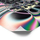 Funky Vogel Fotodruck (Ecke)