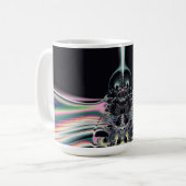 Funky Vogel Kaffeetasse (Vorderseite Links)