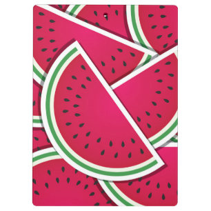 Funky-Wassermelone-Keile Klemmbrett