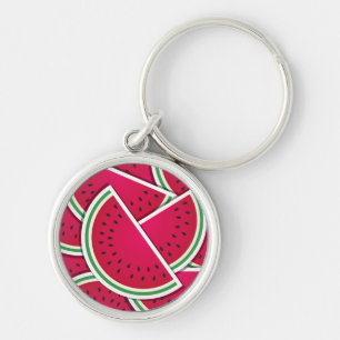 Funky-Wassermelone-Keile Schlüsselanhänger