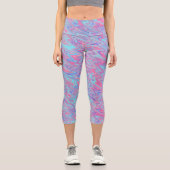 Funky Waves Capri Leggings (Vorderseite)