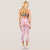 Funky Waves Capri Leggings (Rückseite)