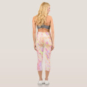 Funky Waves Capri Leggings (Rückseite)