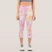 Funky Waves Capri Leggings (Vorderseite)