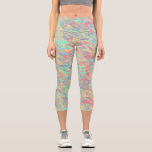 Funky Waves Capri Leggings (Vorderseite)