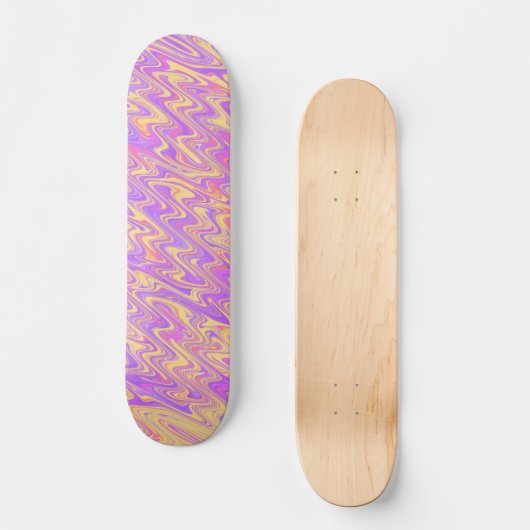 Funky Waves Skateboard (Vorderseite)