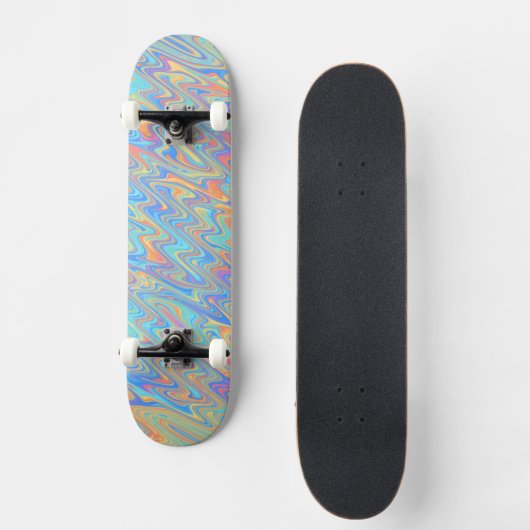 Funky Waves Skateboard (Vorderseite)