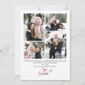 Funky Weihnachten Boho rotes Schleifenband 5 Foto (Rückseite)