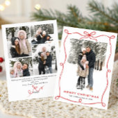 Funky Weihnachten Boho rotes Schleifenband 5 Foto