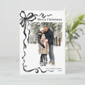 Funky Weihnachten Boho Schwarzes Schleifenband 5 F (Stehend Vorderseite)