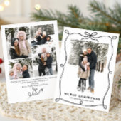 Funky Weihnachten Boho Schwarzes Schleifenband 5 F