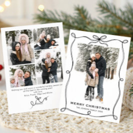 Funky Weihnachten Boho Schwarzes Schleifenband 5 F