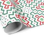Funky Weihnachten Geschenkpapier (Rolleneckpunkt)
